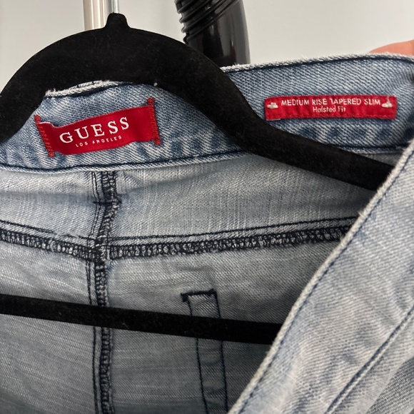 Guess medium rise tapered slim halsted fit jeans - Picture 2 of 4